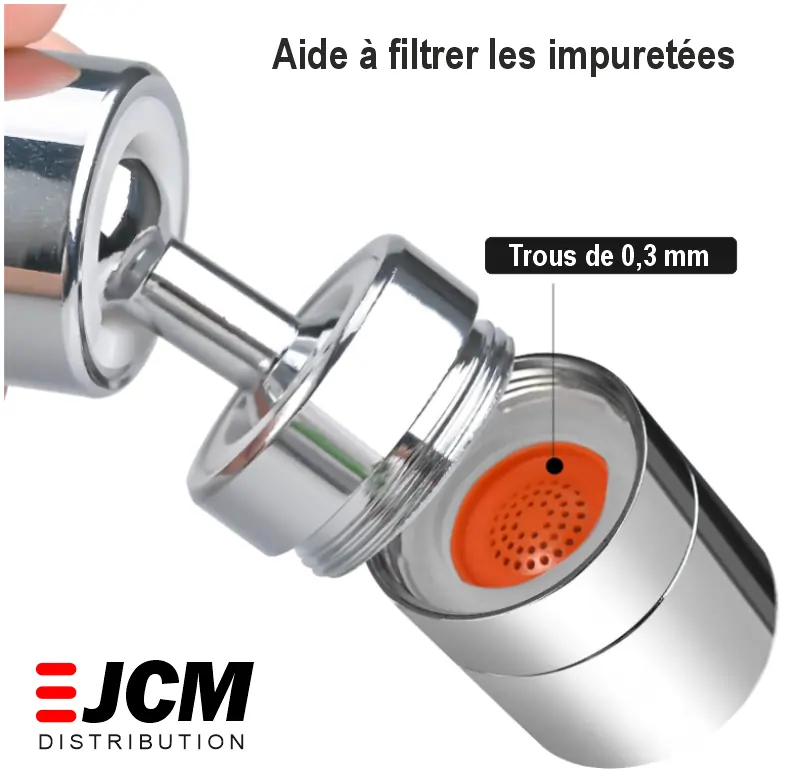 Ensemble rotule et économiseur d'eau Hihippo